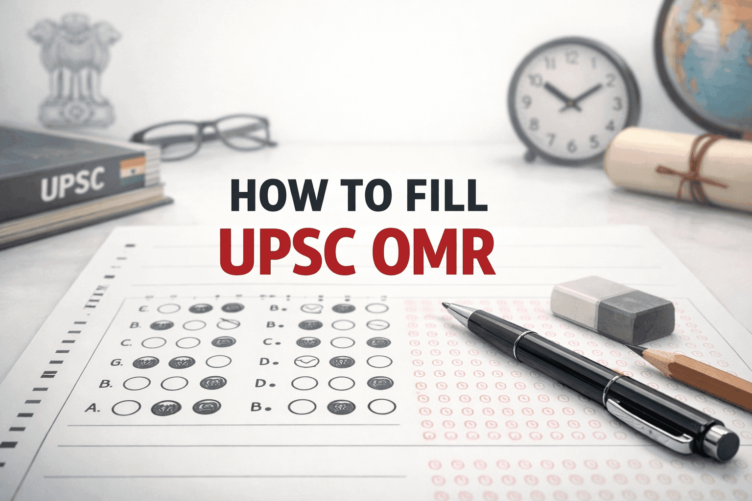 How to Fill OMR Sheet for UPSC Prelims 2026