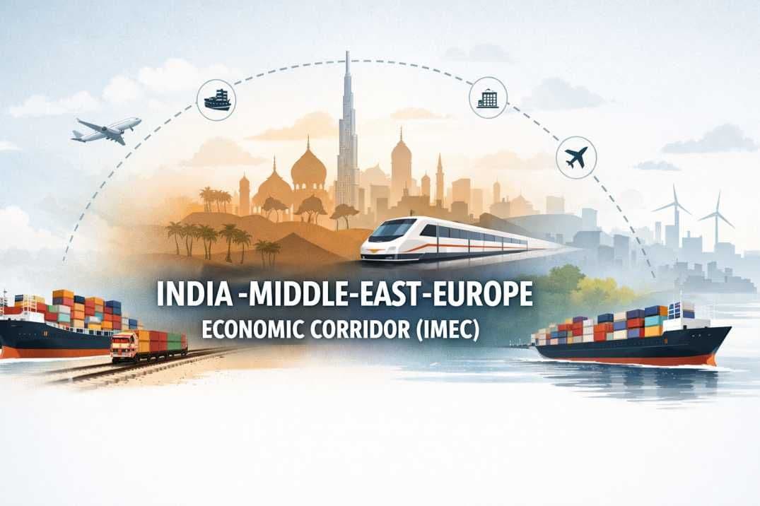 India-Middle-East-Europe Economic Corridor (IMEC) - UPSC Notes
